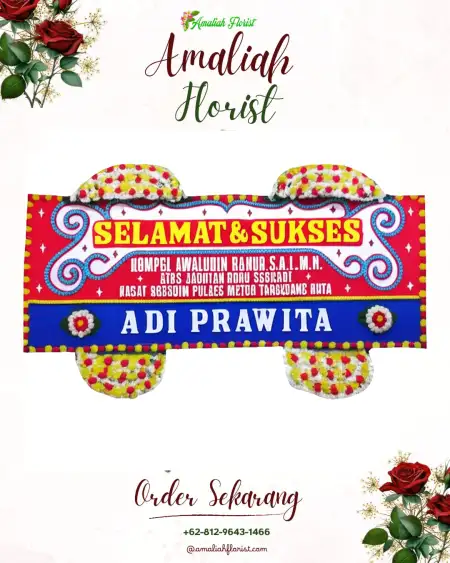 Papan Bunga Ucapan Selamat Kedungsari